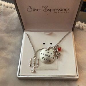 Beauty and the beast necklace